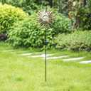 TAKE ME Sun Solar Lights Outdoor Waterproof Metal Garden Stakes for Patio Yard Walkway LawnPatio Mothers Gifts Mom Wife Grandma (Sun)