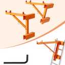 2 Pack Ladder Jacks for Scaffolding Platform, Heavy-Duty Steel-350 Lbs