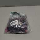 Lilosy Sexy Stocking Rhinestones Heart Garter Underwire Floral Mesh lace Sheer Babydoll Lingerie Teddy Bodysuit Skirt Set (Large, Black)