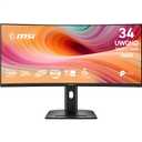 msi PRO MP341CQPHG E12 34" VA 3440x1440(UWQHD) Computer Monitor,120Hz,Adaptive-Sync,HDMI,DisplayPort,Type C,VESA,Height Adjustable,Speaker,1ms,Black