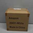 Craft Organizers and Storage, 11QT 4-Layer Durable Sewing Organizer for Sewing Supplies with 2 Removable Trays, DIY Kit Container for Seasonal Decor, Tool, Scrapbook and Art Supplies (White)