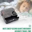 Wall Clock 10 Inch Non-Ticking Silent Modern Simple Style Round Decor Clock Gold Stereoscopic Dial Quartz Wall Clocks for Home/Office/School/Living Room/Bedroom/Kitchen