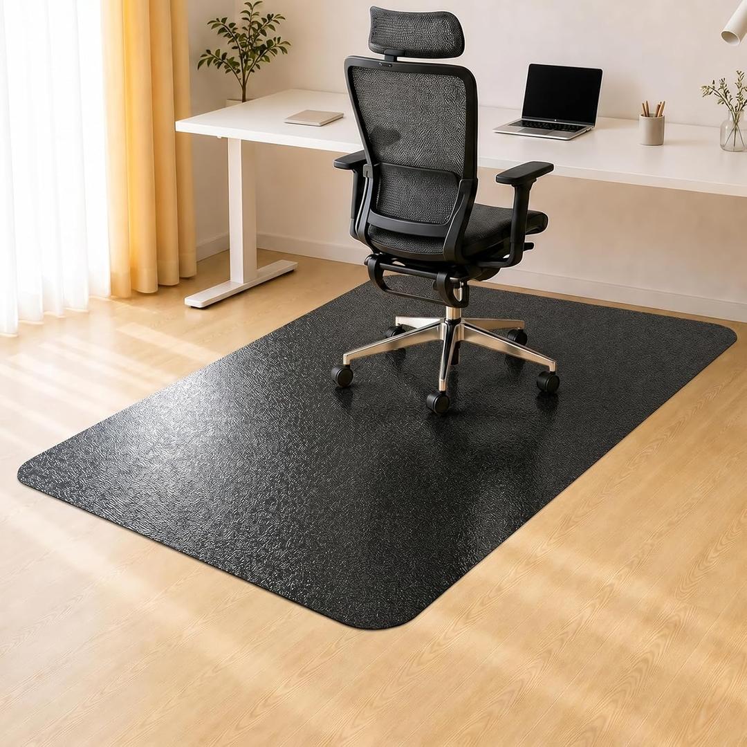 Kuyal Chair mat for Hardwood Floor 36 x 55 inches Rectangle Floor Mats