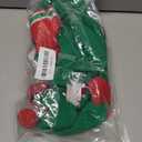 Dog Cat Christmas Elf Costume with Hat, Pet Christmas Winter Fleece Coat Clothes Puppy Xmas Outfit Apparel (Chest girth 16.1"; Neck Girth: 12.6")