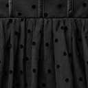 Lulus Billie Keyhole Cutout Swiss Dot Maxi Dress for Women, A-Line Black Formal Dress, Medium, Black