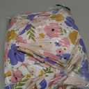 LONAVA Queen Sheet Set Kids - 4 Pieces Soft Microfiber Cartoon Style Bedsheets for Boys Girls Teens, Oeko TEX, Breathable Deep Pocket Sheets, (Flower)