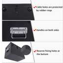 Peastorm Lockable Car/RV/Marine Battery Box, Adjustable Steel Battery Relocation Kit for Trailer, Boat, Trolling Motor, Kayak (Group 24-31 Black)