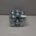 Senjie Green Shatterproof Christmas Ball Ornaments, 32 Pcs, Plastic, Wedding & Christmas, Hanging