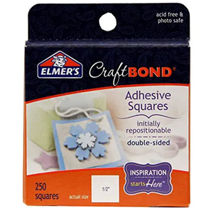 Elmer's CraftBond Glue Spots, Thin-Medium, 1000  Pieces