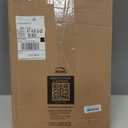 Mayfair Bennett Toilet Seat with Brushed Nickel Hinges, Slow Close Wood Seat, Secure Metal Hinges, Easy Install, Elongated, White