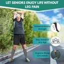 NEWZILL Compression Calf Sleeves (20-30mmHg) for Men & Women Perfect Option to Compression Socks for Running Travel Nursing