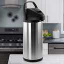 MegaChef 5L Stainless Steel Airpot Hot Water Dispenser for Coffee and Tea