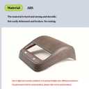 ABS Rear Center Console Air Vent AC Vents Cover Trim for Tesla Model 3 & Model Y 2017-2021 (Pear Wood Grain)