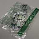 UEEBAI Magnetic for iPhone 16 Pro Case, Bow Case Compatible with MagSafe, Wireless Slim Clear Ribbon Aesthetic Phone Cover Anti-Yellowing Shockproof Protective Cover for Women Girl - Black