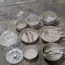 25-piece kitchenware set, cream CAROTE