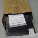 BAYKA Floating Shelves for Wall, Wall Mounted Rustic Wood Shelves for Bathroom, Bedroom, Living Room, Kitchen, Hanging Shelf for Books/Storage/Room Decor with 22lbs Capacity (Black, Set of 3, 15.7in) (A. Black - Universal Classic Style)