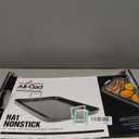 All-Clad HA1 Hard Anodized Nonstick Griddle 13x20 Inch Oven Broiler Safe 500F Pots and Pans, Cookware Black