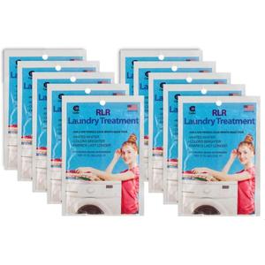 RLR Natural Laundry Detergent Powder  Whitens, Brightens, Refreshes Baby Cloth Diaper Detergent, Musty Towels, Workout Clothes - Non-toxic, Fragrance-Free For Sensitive Skin (Pack of 10))