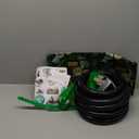 RVGUARD 50 Amp 25 Foot RV/EV Extension Cord, NEMA 14-50P/R Heavy Duty Extension Cord with LED Power Indicator and Cord Organizer, Green, ETL Listed