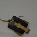 Handcuff Holster, Open Top Handcuff Case, Law Enforcement Cuff Pouch for Duty Belt/MOLLE Tactical Vest (Plastic-Brown)