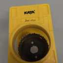 KATA 1-3/8" - 1-3/4" Door Lock Installation Kit for Wooden Doors with Guide Template, Door Lock Hole Saw, Carbon Steel (Yellow)