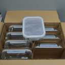 PrepNaturals 8 Pack 36 Oz Glass Meal Prep Containers  Dishwasher Microwave Freezer Oven Safe  Glass Storage Containers with Lids (MultiCompartment)