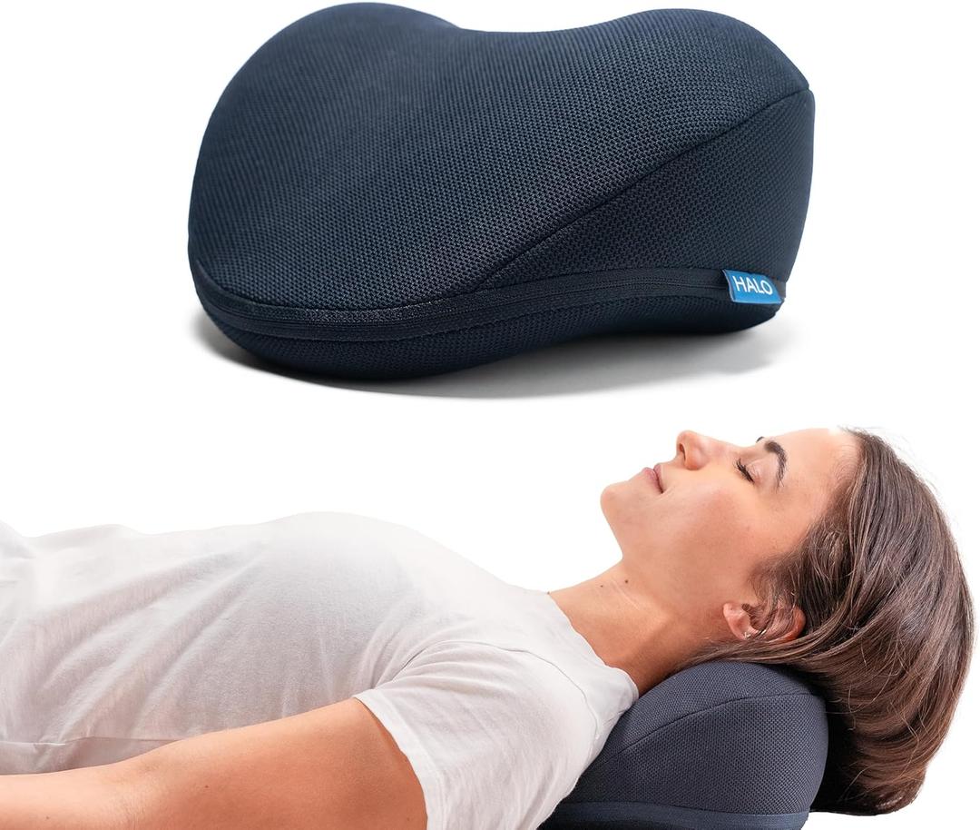 Halo Neck Stretch Pillow Supportive Cervical Comfort for Pain Relief, Posture Alignment, and Stress Reduction