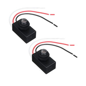 6 Pack DC 8-50V Dusk to Dawn Photocell Switch - Auto ON Off Light Sensor Control for 12V-48V Lighting System
