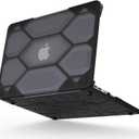 IBENZER Compatible with MacBook Air 11 Inch Case A1370 A1465, Heavy Duty Protective Hard Shell Case Cover for Apple Laptop Mac Air 11, Black, HA11CYBK