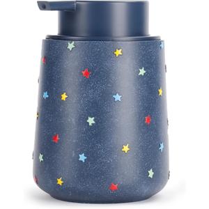 Blue Resin Star Soap Dispenser - 12 oz Refillable Liquid Hand Soap Lotion Dispenser With Large Pump - Perfect For Bathroom, Kitchen & Gifts Blue Resin Star Soap Dispenser - 12 oz Refillable Liquid Hand Soap Lotion Dispenser With Large Pump - Perfect For Bathroom, Kitchen & Gifts