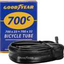 Goodyear Bicycle Tube with Butyl Rubber - Dependable Bike Tubes for Premium Cycling (25/32c)