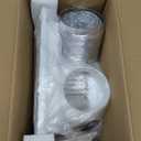 12" Ultra Quiet Bathroom Exhaust Fan with 6500K LED Light, 1.0 Sone 141 CFM, 10x10 Mount, 1500 LM Ceiling Ventilation Fan, Energy Efficient