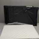 Dog Seat Cover for Back Seat Pet Cover for Dogs Hard Bottom Extender Seat Cover Car Seat Protector Waterproof Dog Hammock for Car SUV Truck Traveling Camping Black