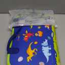 Guolely Busy Board Montessori Toy for 3-6 Year Old Toddlers - Educational Activity Developing Sensory Board for Fine Basic Dress Motor Skills - Travel Toys for Plane Car, Gift for Boys Girls (Blue)