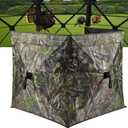 Hunting Blind for Turkey, 3-Panel See-Through Turkey Blind, Full 360 Visibility Pop Up Ground Blind (
‎23.8 x 5 x 4.6 inches)