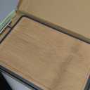 Cutting Boards for Kitchen - Food Grade Double Sided Pure Titanium& Bamboo Chopping Board with Handle, Slip resistant Non-toxic Charcuterie Board Housewarming Gifts (1611)