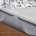 Non Slip Rug Pad Gripper, 6 x 9 Ft Extra Thick Foam Under Area Rug Carpet Pads for Any Hard Surface Floors, Keep Your Carpets Safe and in Place, Prevent Rug from Wrinkling or Buckling
