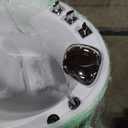 Empava Air Jetted Massage Bath Tub 48 in. Freestanding Bathtub Air Mirco Bubble Hydrotherapy Oval Japanese SPA Tub