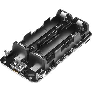 Diymore 1865O Battery Holder Double Li-ion V8 Battery Shield Micro USB 5V/3A 3V/1A Power Bank Battery Charging Module for Raspberry Pi and Arduino (2 Holders)