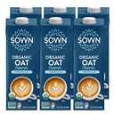 SOWN Organic Oat Creamer Vanilla - Barista Oat Milk Non Dairy Coffee Creamer - Plant Based, Dairy-Free, Vegan, Gluten-Free, Non-GMO, Shelf Stable - 32oz (Pack of 6) (EXP 11/03/26)