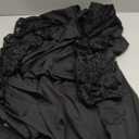 Kranda Womens Vintage Floral Lace Long Sleeve Faux Wrap V Neck Party Long Maxi Dress (Large, Black-1)