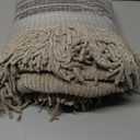 Lifein Throw Blanket for Couch, Soft Boho Decor Bed Throw,Cozy Beige Knitted Chenille Small Farmhouse Lightweight Throw(Beige,50 * 60")