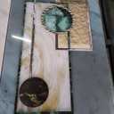 3 Piece Geometry Wall Art Circle and Rectangle Painting Funky Artwork Abstract Black White Picture Gallery Wrapped Home Office Decor  (12.00" x 16.00" x 3PCS)