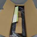 Black Wrap Around Curtain Rods 48 to 90 Inch:Blackout Heavy duty Adjustable Window Curtain Rod for Bedroom,Industrial Darkening Curved French Metal Single Drapery Rods Easy Install,Matte Black