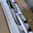 Finnhomy 47" Bar Set - Pub High Top Table With Stools, Rectangular Bar Height Kitchen Set for 2, Industrial Breakfast for Kitchen, Living Room, Rustic Black