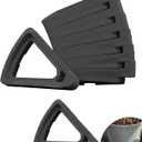 Choclaif Pot Feet for Outdoor Planters Large - 12 PCS of Pot Toes, Elevate Your Flower Pots and Prevent Stains and Water Damage(Black, Big) Large