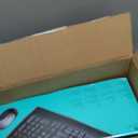 Logitech MK335 Quiet Wireless Keyboard and Mouse Combo - Black/Silver Keyboard and Mouse Combo Wireless, Ambidextrous