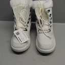 Dannto Women Winter Snow Boots Ladies Warm Fur Lined Ankle Booties Outdoor Water Resistant Furry Shoes (9)