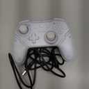 JDDWIN Wireless Controller for Switch 2/Switch/PC/Steam Deck, Hall Effect Joysticks & Triggers/Wake-up Function, Gamepad with RGB Light /Turbo/Programmable/ Dual Vibration Bluetooth USB Adapter for PC (White)