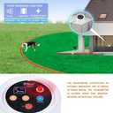 Plkm Wireless Dog Fence Pet Electric 2026 Newest Intelligent Containment System, Dog Out of Range Reminder Transmitter AI Smart Alarm, 360 Strong Signal Coverage, Display Receiver Battery Level